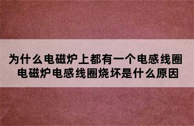 为什么电磁炉上都有一个电感线圈 电磁炉电感线圈烧坏是什么原因